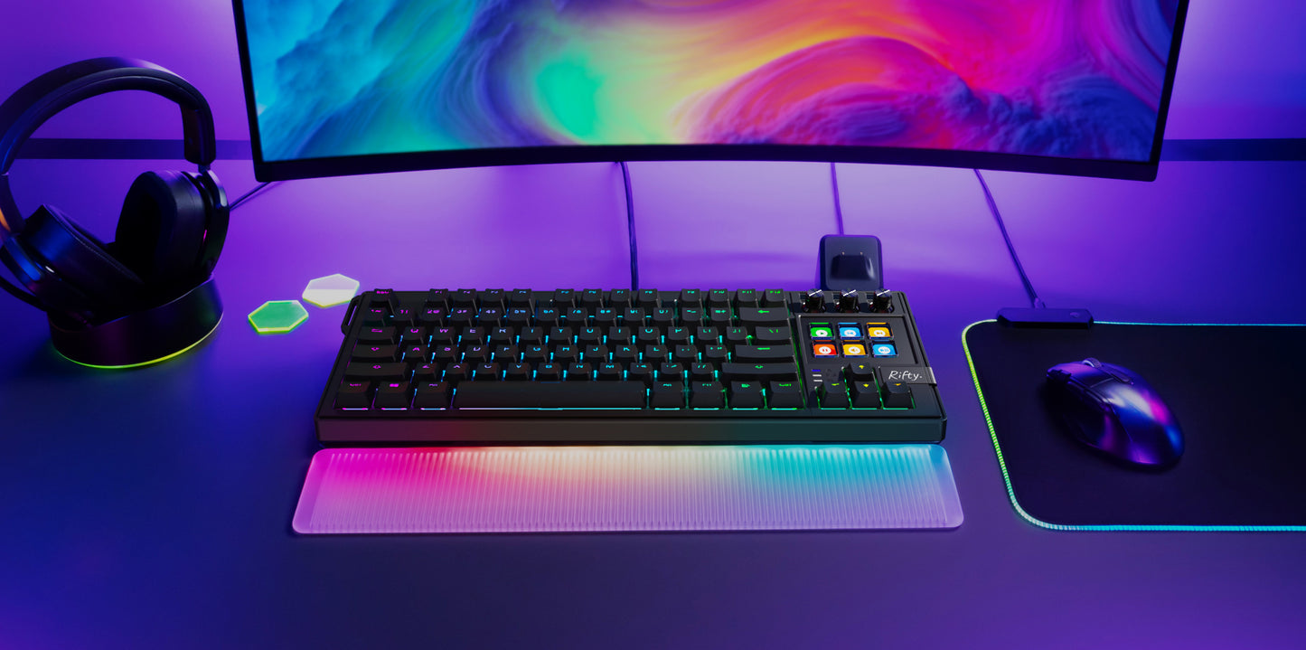 Rifty RGB Gaming Keyboard K1 Pro (+ FREE T-SHIRT)