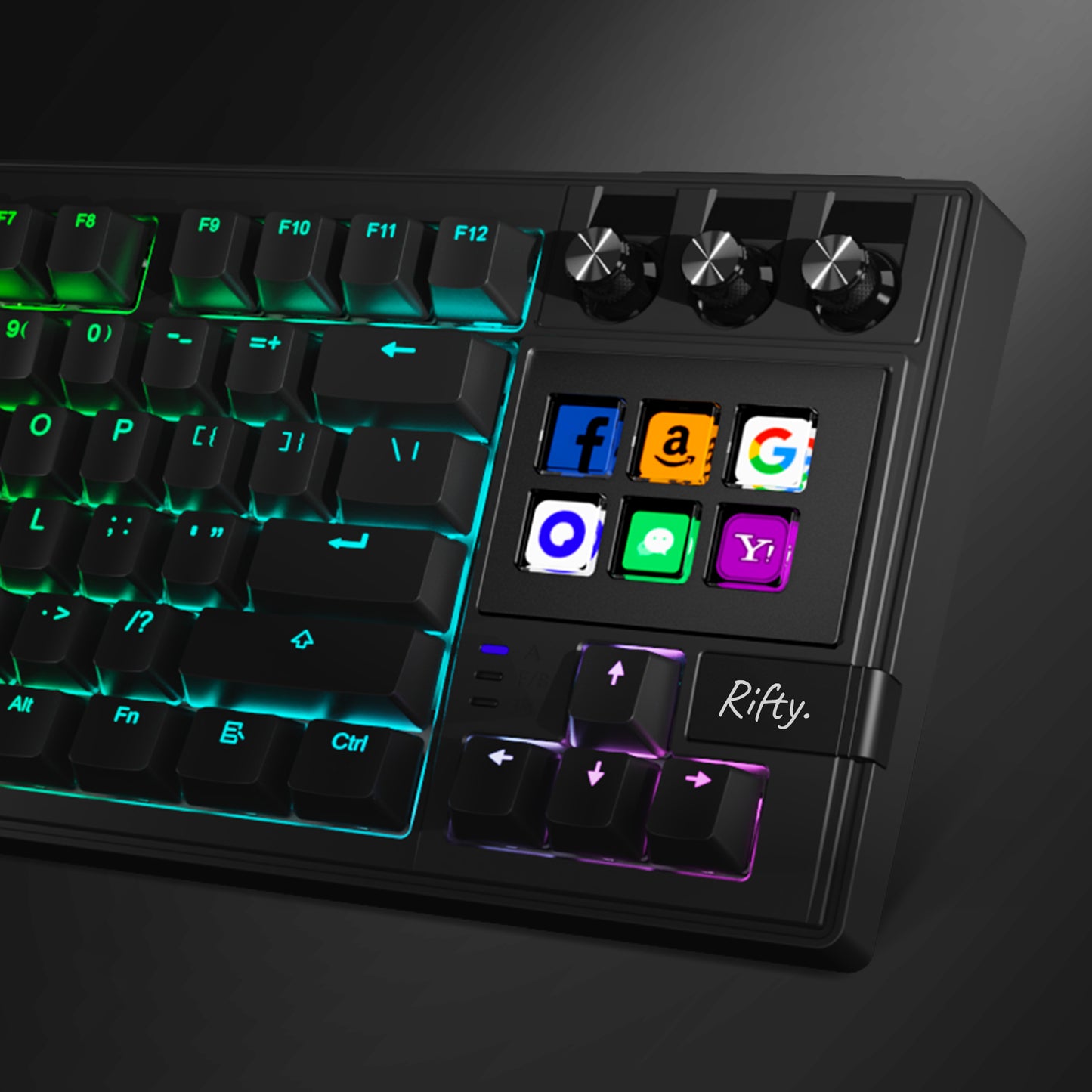 Rifty RGB Gaming Keyboard K1 Pro (+ FREE T-SHIRT)